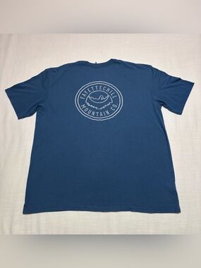 Men’s Fayettechill Mountain Co. Hammock Logo Tee | Blue | Size XXL